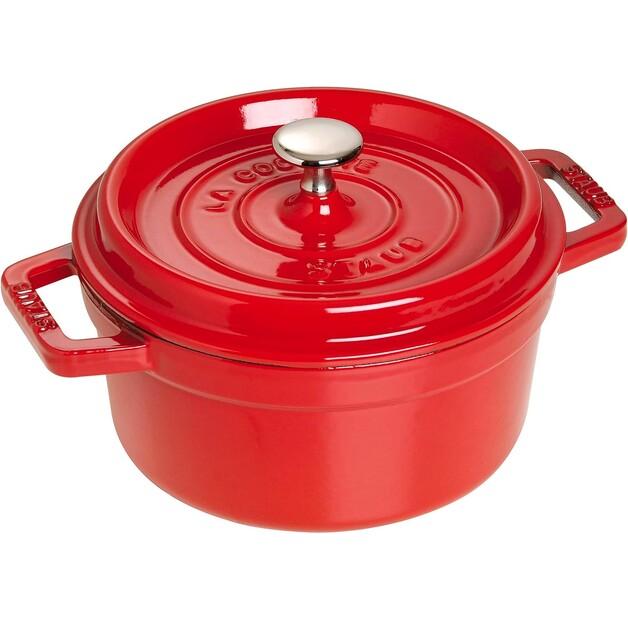 Кокотница Zwilling Staub круглый 20см вишнево-красный 2,2л (1102006)