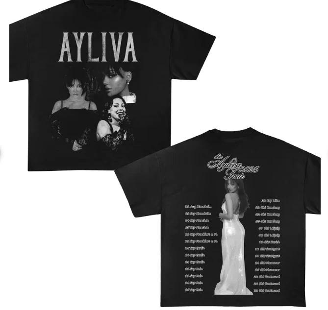 Ayliva Tour 2025 Shirt | Unisex Concert Merch & Gift for Fans Classic T-Shirt L