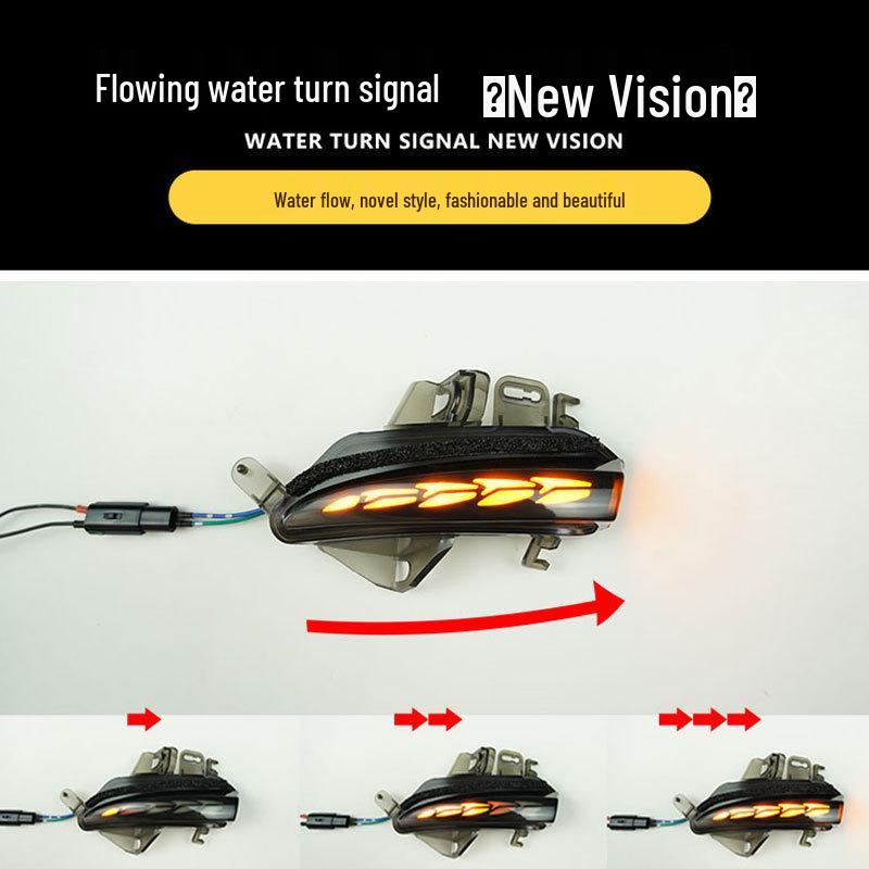 Lexus IS ES CT LS RC Rearview Mirror Yellow Sequential Turn Signal Upgrade