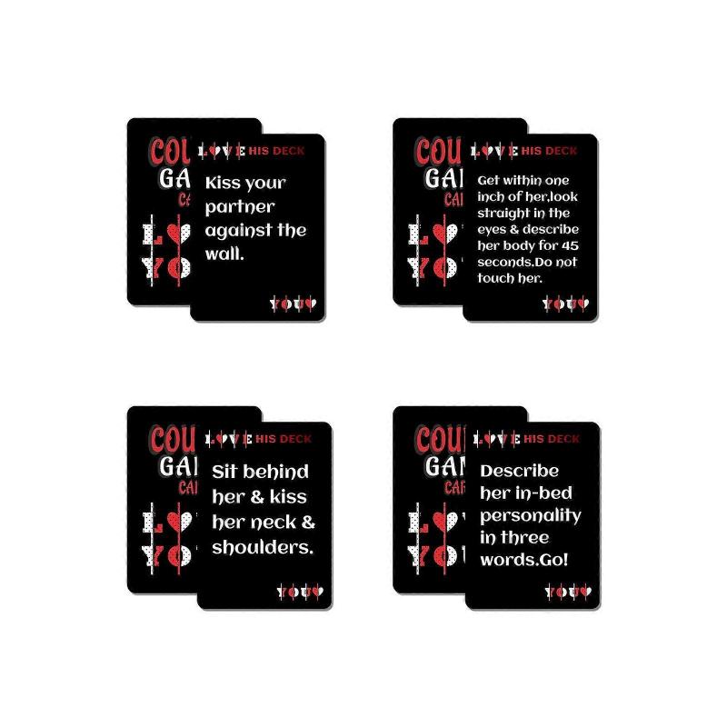 50 Warm Up Couple Interactive Game Cards Toy Playsets