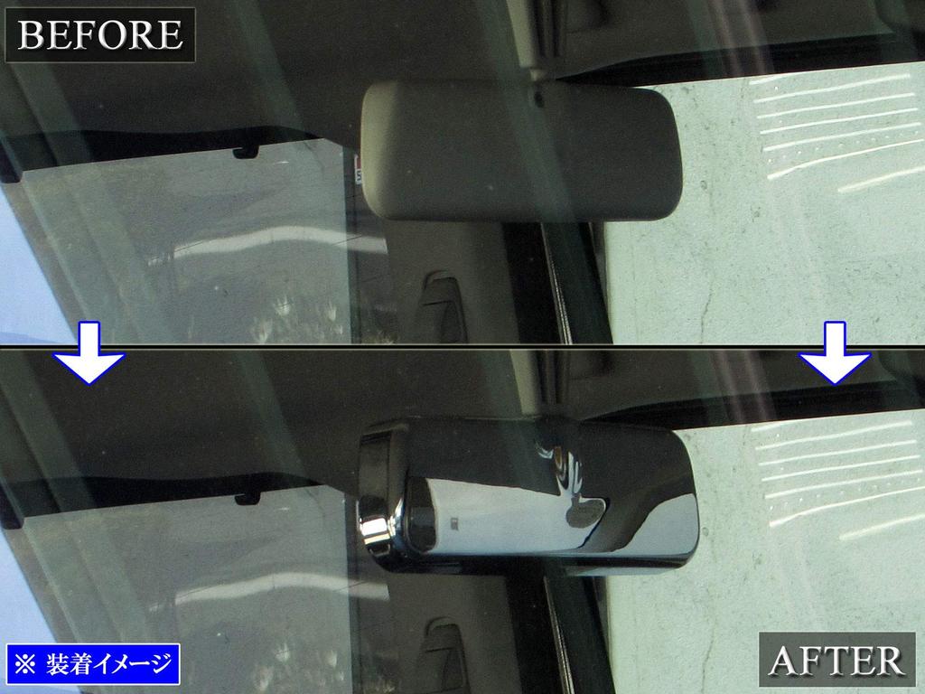 BRIGHTZ Chrome Rearview Mirror Cover for Spacia Custom MK53S Rearview Mirror for Spacia Spacia Spaecia Spaecia 31263 [ROOM-MIR-007] MK53, K53, 53,