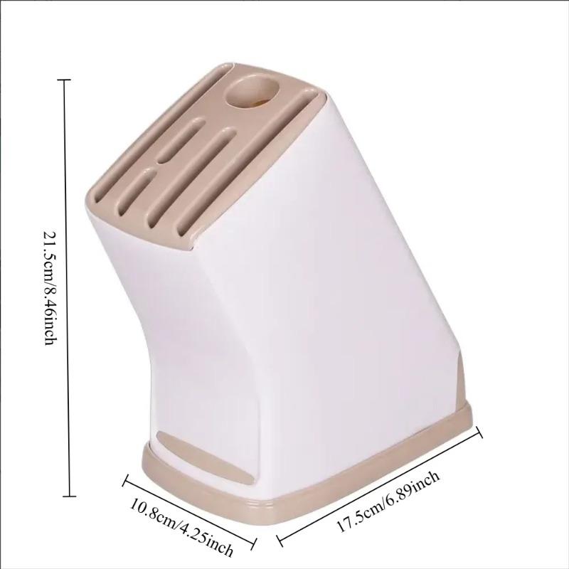 1pc Multifunktions Durable Küche Kunststoff Messer Ständer Halter Lagerung Entwässerung Besteck Rack Organizer