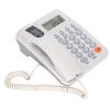 KXT2027CID Desktop Corded Telephone Adjustable Volume Caller ID Semi Hands Hree Fixed Landline for Office Hotel(White )