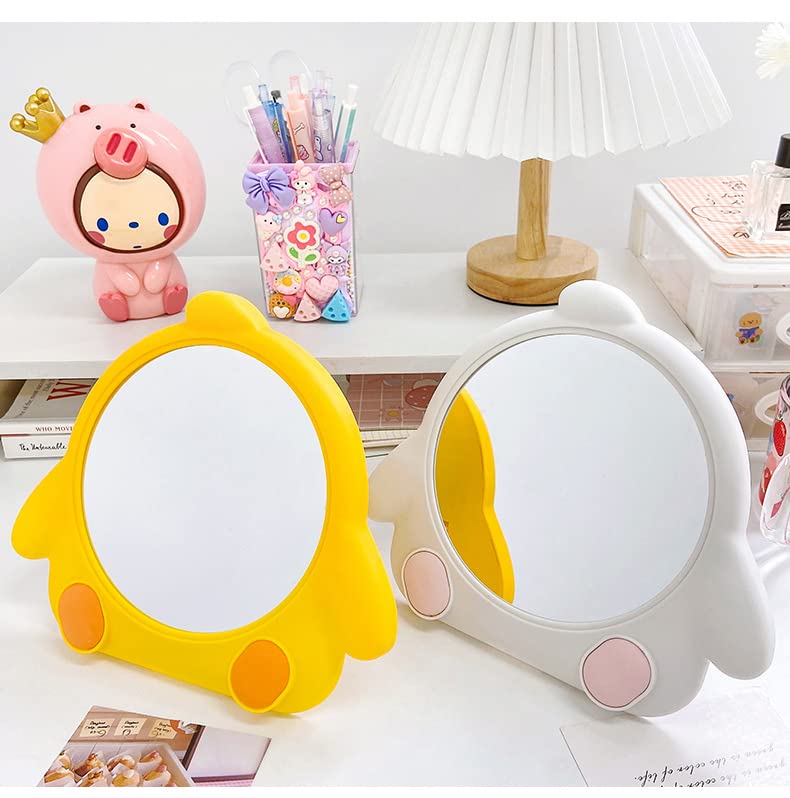 Portable Folding Mirror for Beauty and Perfect for and Portable and Convenient for Storage and Makeup, Tabletops, Makeup, More. Adjustment.