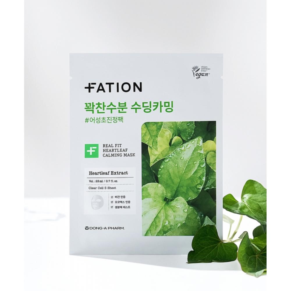 Fation Real Fit Houttuynia Cordata Calming Mask  5 Sheets none