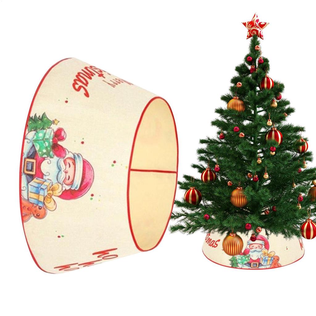 Christmas Tree Skirt Christmas Tree Bottom Skirt Decoration Feet Covering Home Party Soft Xmas Trees Cover