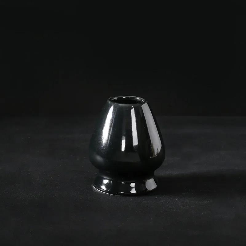 Matcha Whisk Holder Tea Ceremony Matcha Bowl Traditional Matcha Ceremony Starter Ceramic Chasen Whisk Stand for Beginner