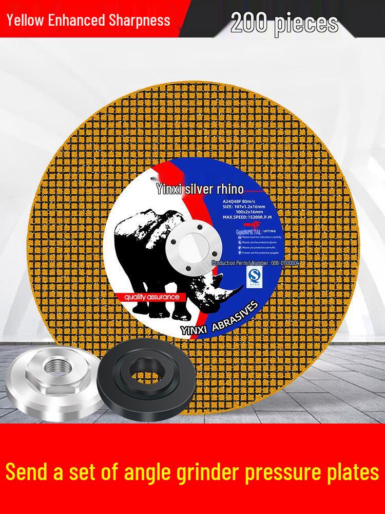 King Iron Angle Grinder Disc: Cutting, Grinding, Polishing for Stainless Steel and Metal, 100mm Saw Blade Collection