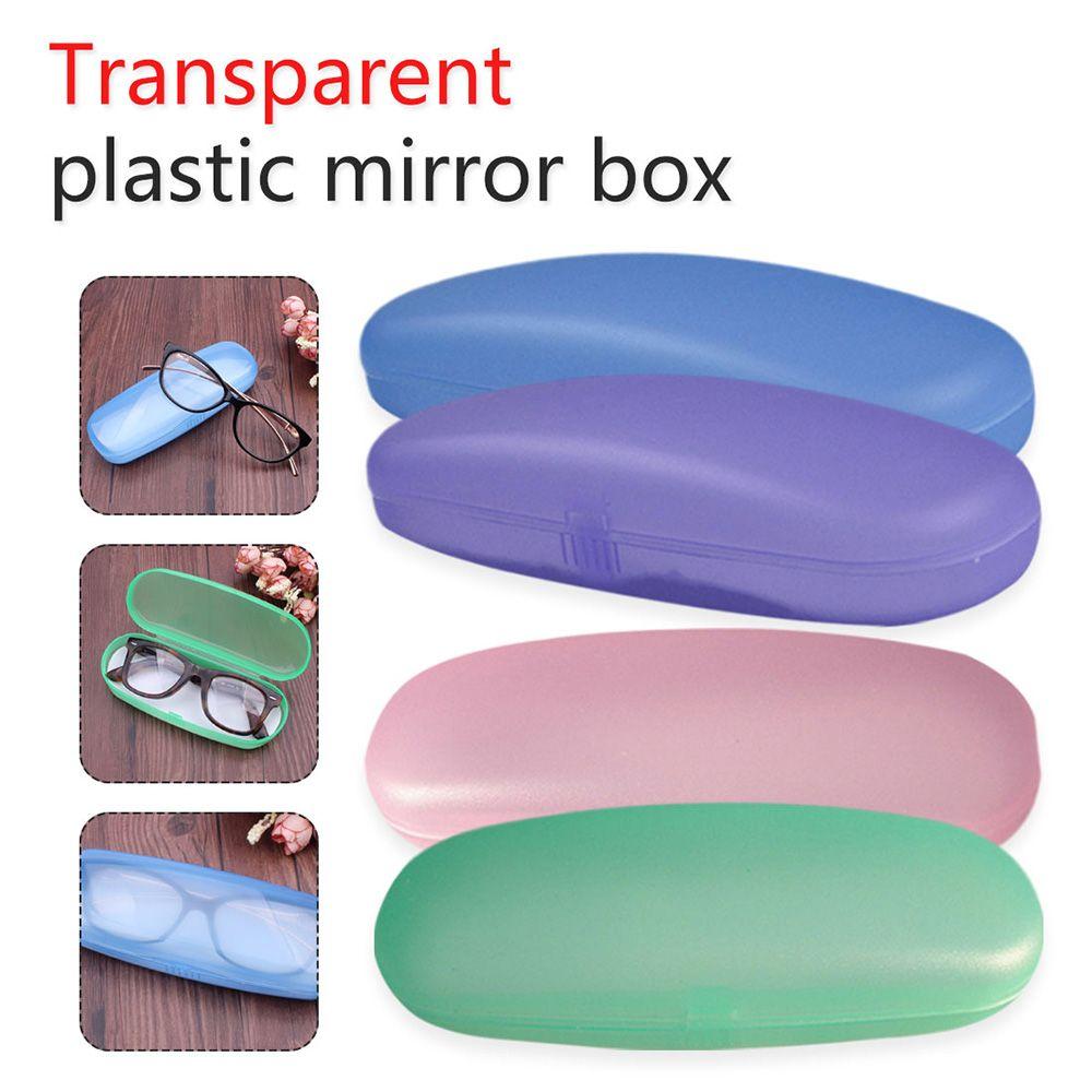

Plastic Glasses Sunglasses Transparent Case Glasses Case Storage Box Glasses Storage Eyewear Cases синий