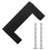 VidaXL Cabinet Handles 10 Pcs, Cupboard Handles, T-Shaped Handles Kitchen Home Interior, Black 64 Mm Steel 155396