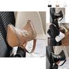 Trendy Soft Polyester Fashionable Women's Handheld Bow Bag With Floral Elements