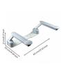 Toilet Safety Grab Bar No-Tools-Needed Bathroom Aid Sturdy for Seniors, Disabled