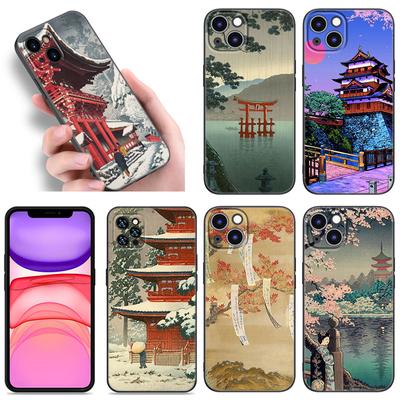 Custodia per telefono con motivo artistico in stile giapponese per iPhone Samsung Galaxy Redmi Xiaomi Oppo OnePlus Note SA 7 8 9 10 11 12 13 14 20 21 22 23 53 54 Pro Max Plus Ultra