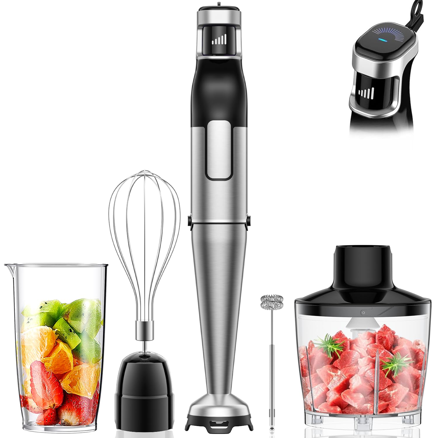 

Ручний блендер BESROY Блендер Variable Prevention Дитяче харчування 20000 об. чорний