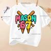 Kids 67 Themed Colorful Print TShirt Soft Cotton Fabric Breathable and Comfortable Ideal for Toddlers and Childrendf0253