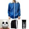 Unikalny strój do cosplayu Undertale Sans, bluza z wygodnymi szortami i maską