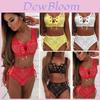 Elegante Costume da Bagno in Pizzo a Vita Alta con Intagli Set Bikini a Fasciatura per Donna
