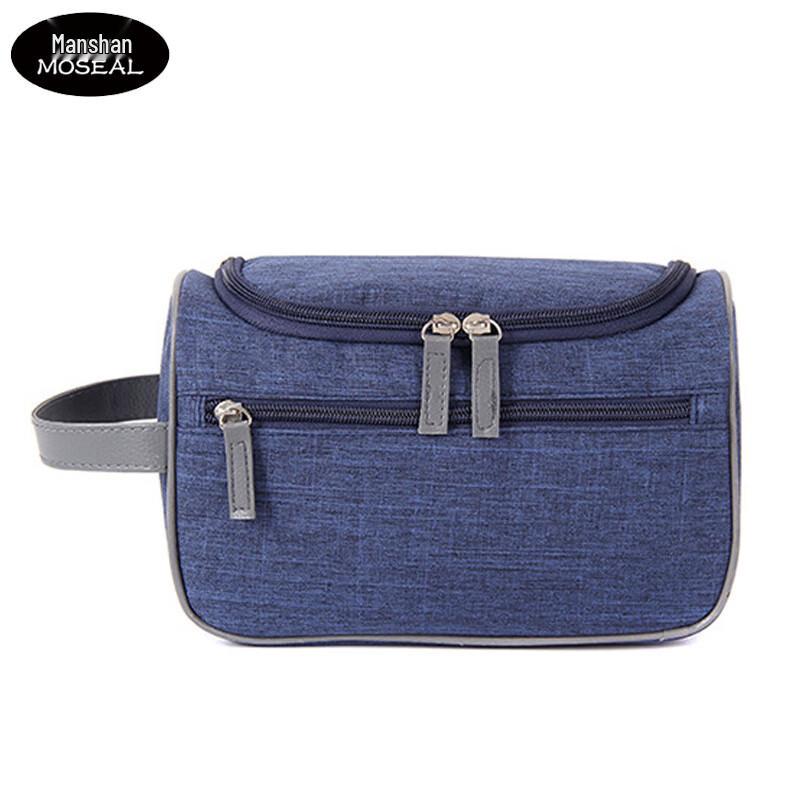 MOSEAL Canvas Travel Wash Cosmetic Bag