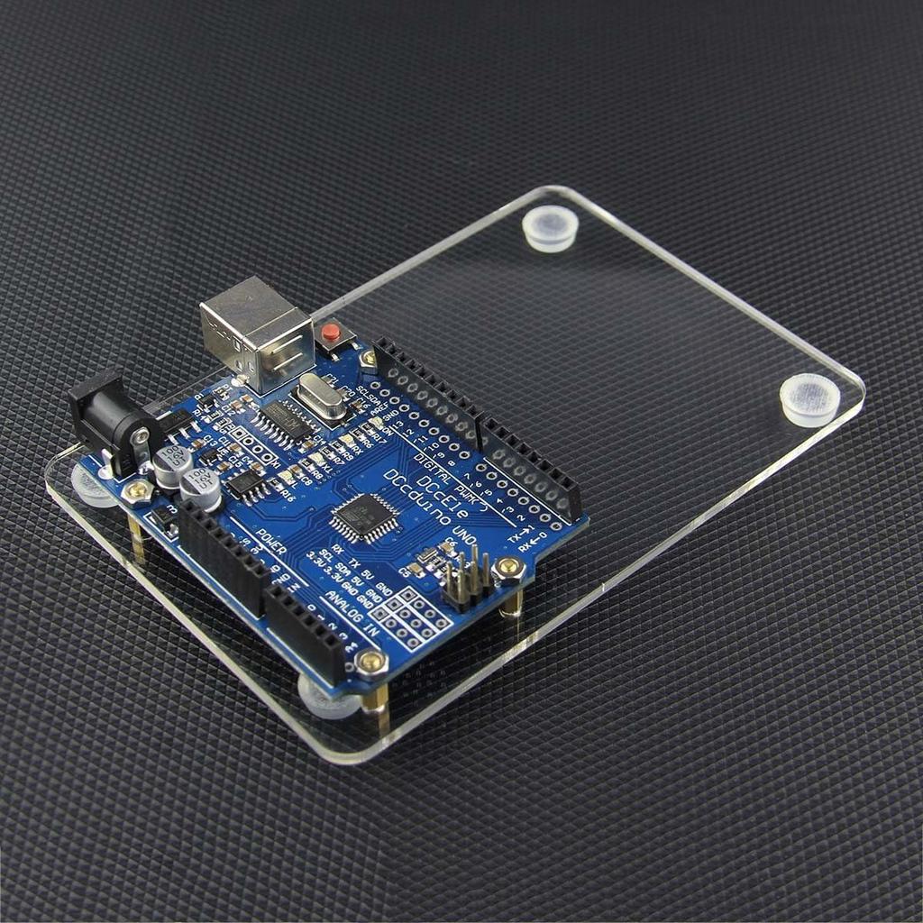 Acryl Transparente Grundplatte & Klemmenoptimierer Steckplatine für Arduino UNO R3