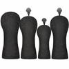 4 Pieces Golf Club Head Cover Stretch-Fit Sporting Goods Snug for Golfers