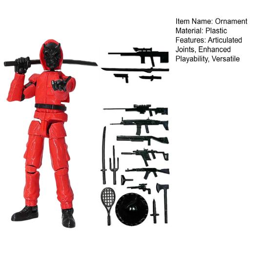 Posable Skeleton Model Puzzle Assembly Skull Toy Halloween DIY Articulated