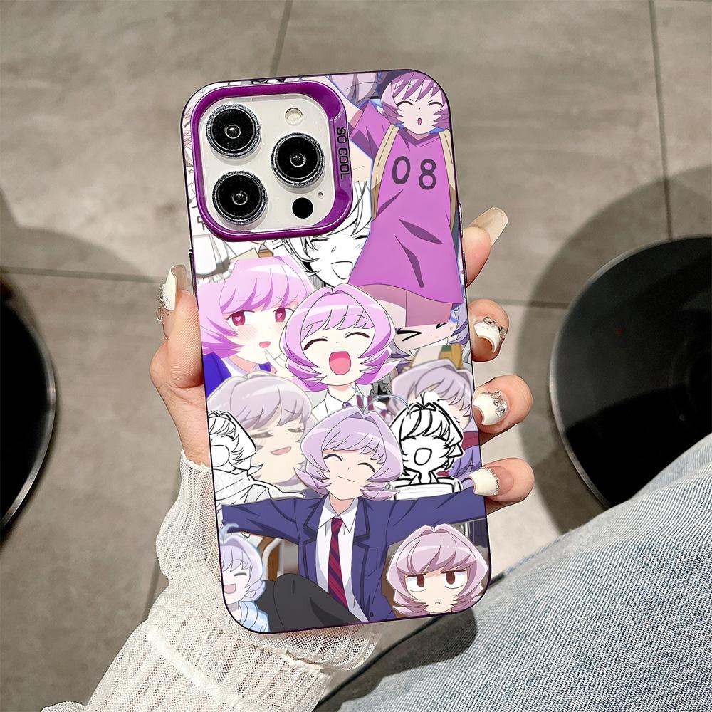 Anime Najimi Osana Mobile Phone Case for iPhone 17 16 15 14 13 12 11 X XR XS 8 7 Air Pro Max Plus Purple Translucent Cover