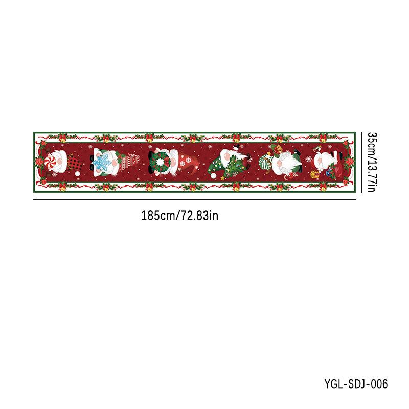 Christmas Tablecloth, Tablecloth, Holiday Party, Dining Table, Restaurant, Living Room Decoration, Banner