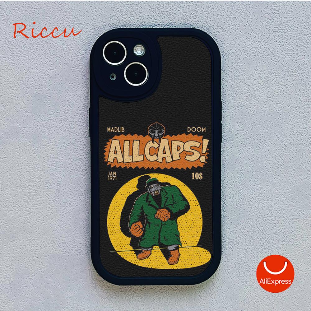 Iphone MF DOOM Rapper Telefon Kılıfı Iphone 14 13 11 12 Pro MAX 13 12MiNi 7 8 plus iphone14 XS XR Kuzu Derisi Koruyucu Kılıflar