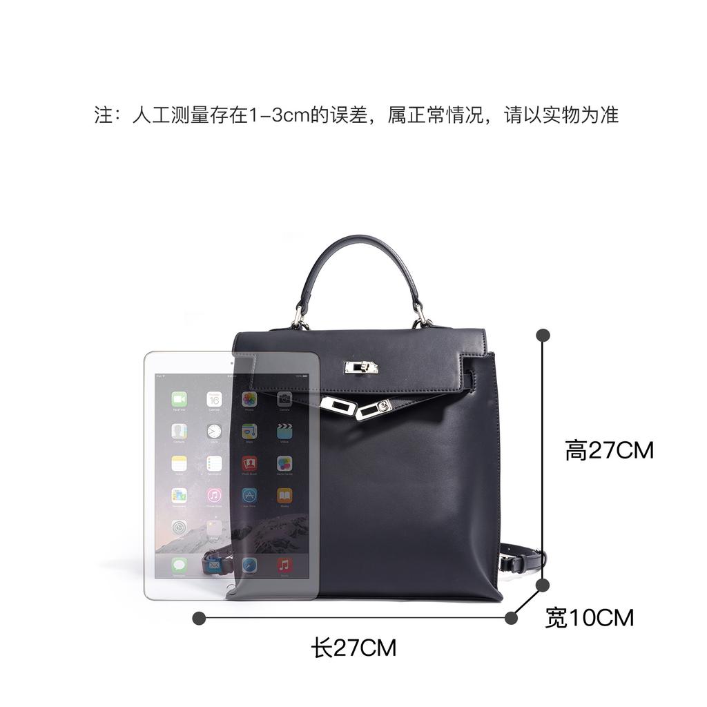 2025 New Niche Leather Women's Bags, Fashionable Cowhide Handbags, Large-capacity Backpacks, Premium Simple Commuter Bags