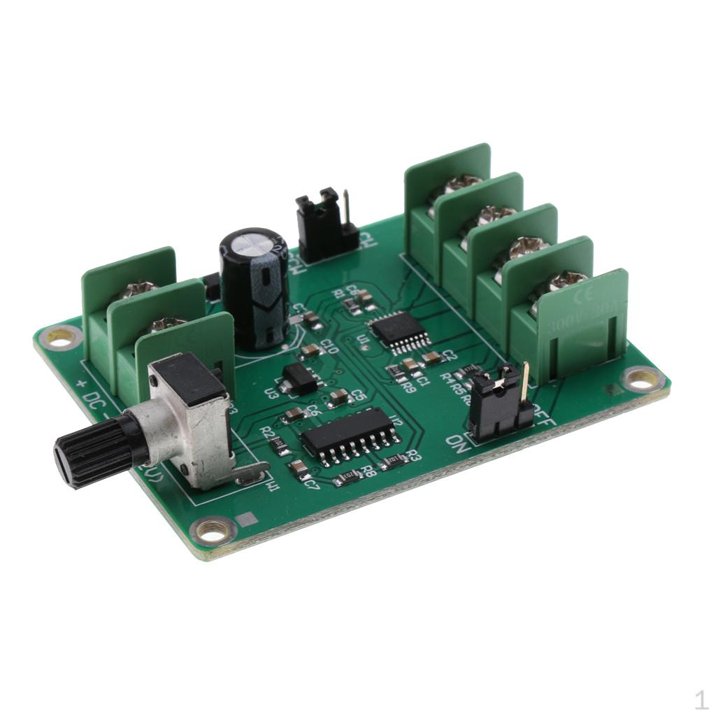 9 12V DC Brushless Driver Board Control To Support Phase Reversal for Supporting Motors