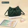 Cloud Clutch Purses for Women Dumpling Bag Soft Genuine Leather Underarm Bag Cowhide Handbag Small Flap Crossbody Bags