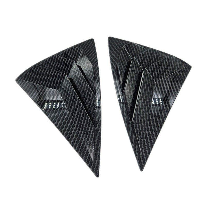 Carbon Fiber Rear Window Louvers for Sylphy 12-21 Mustang Models
