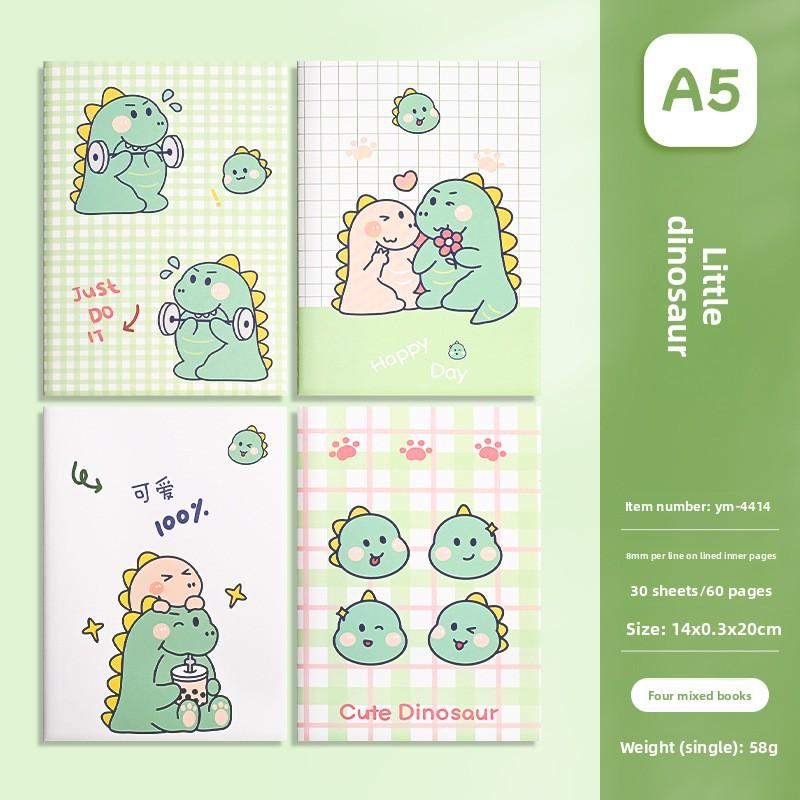Cartoon A5 Car Line Book Cute Stationery School Supplies Children's Notebooks Elementary School Students