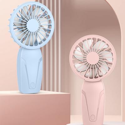 Portable Handheld Small Fan ABS Lightweight Cute USB Rechargeable Mini Fan for Cooling Portable Mini Pocket Fan