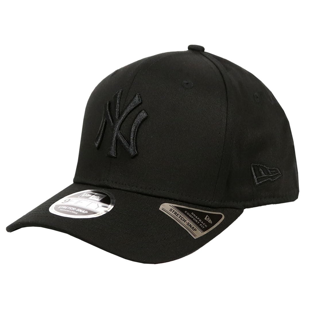 

Кепка 9FIFTY STRETCH SNAP MLB Logo Hat Brand Snapback Baseball Cap NY New York Yankees All Black [New Era] Мужская [Товар]