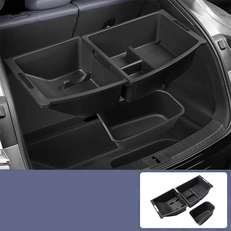 For Xiaomi YU7 2025-2026 Trunk Storage Box Lower Vehicle Multi-function Hidden Storage Box Automobile Modification Supplies