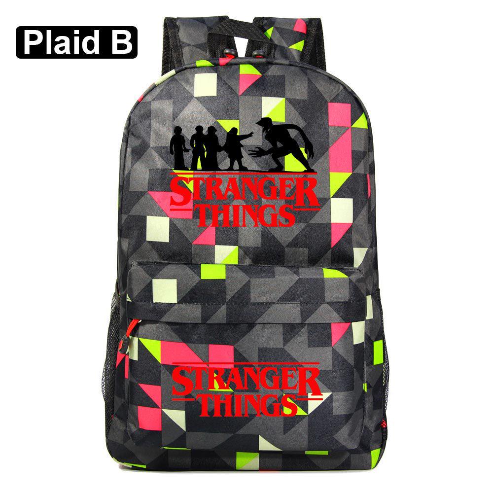Stranger Things Student Backpack, Men's and Women's Casual Backpack CLE