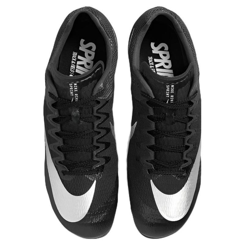 Nike Air Zoom Rival Sprint Spikes 'Black Metallic Silver' Sneakers Casual DC8753-001