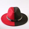Popular European and American Classic Double-color Wide-brimmed Top Hat Men's and Women's Fashion OL Style Cowboy Hat Jazz Hat