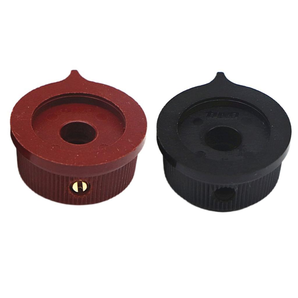 2Pcs Electric Guitar Potentiometer Control Knobs Effect Pedal Knobs Pointer Rotary Knob for Effect Pedals and Amplifier