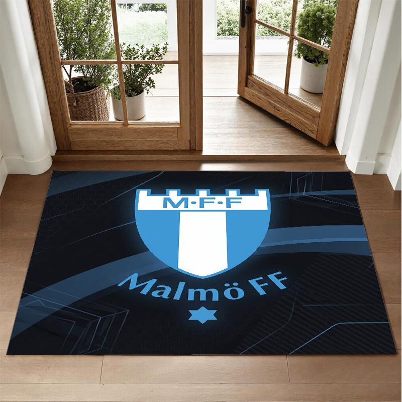 Malmö FF Design Crystal Velvet Rug Soft Decorative Mat for Bedroom Entrance