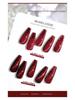 AS New Gem Red Cat Eye Gel Polish - Autumn/Winter 2022 Dynamic Crushed Diamond Crystal Cat Eye Nail Art