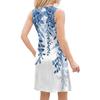 Women's Stylish Casual Pocket Loose Floral Print Sleeveless Summer Beach Sundress