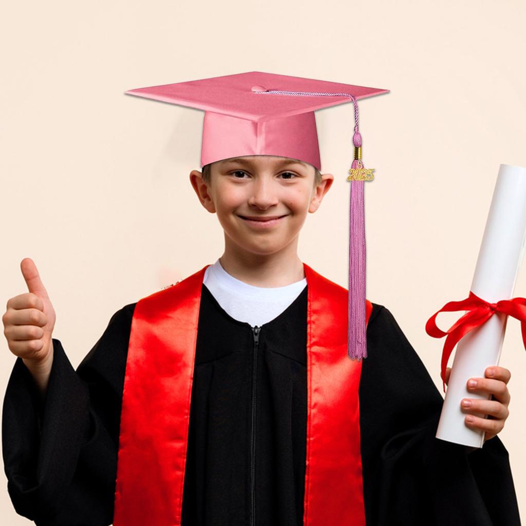 1pc Graduation Hat With Removable Year Charm Knitted Doctoral Hat Graduation Cap Personalized Master Degree Hat Bachelor Hat