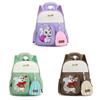 Cute Cartoon Girl Kids Backpack With Oxford Fabric For School Education And Adjustable Arched Shoulder Straps