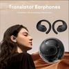 Hy-Undai Hy-T26 Pro Language Translator - New Translation Headphones Wireless High Precision Translation Headphones Support 75 Languages Play Music