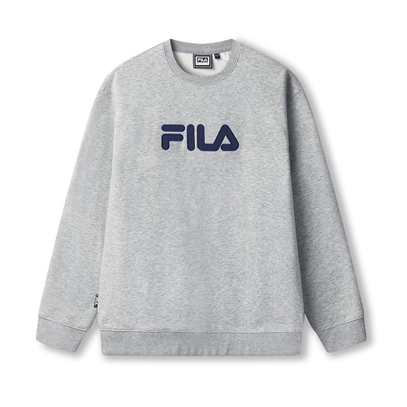 

Fila Оригинальный флисовый пуловер Модный Классический Универсальный Мягкий Удобный Свободный Свитшот Свитшот унисекс F51U549202F-MG M