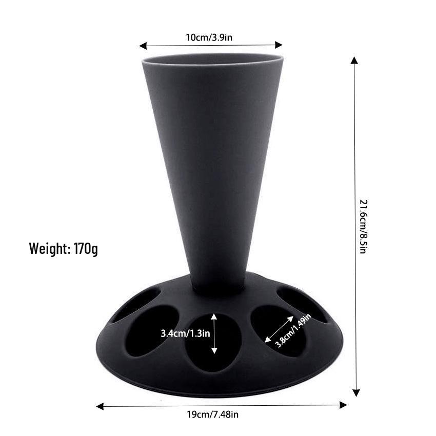 Ready Stock Piping Bag Stand for Kitchen Baking - Nozzle Holder & Cream Display Rack
