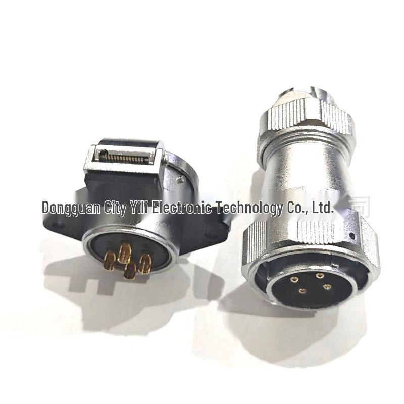 IP67 Waterproof Aviation Plug WY28 26-Pin Diamond Socket Cable Connector