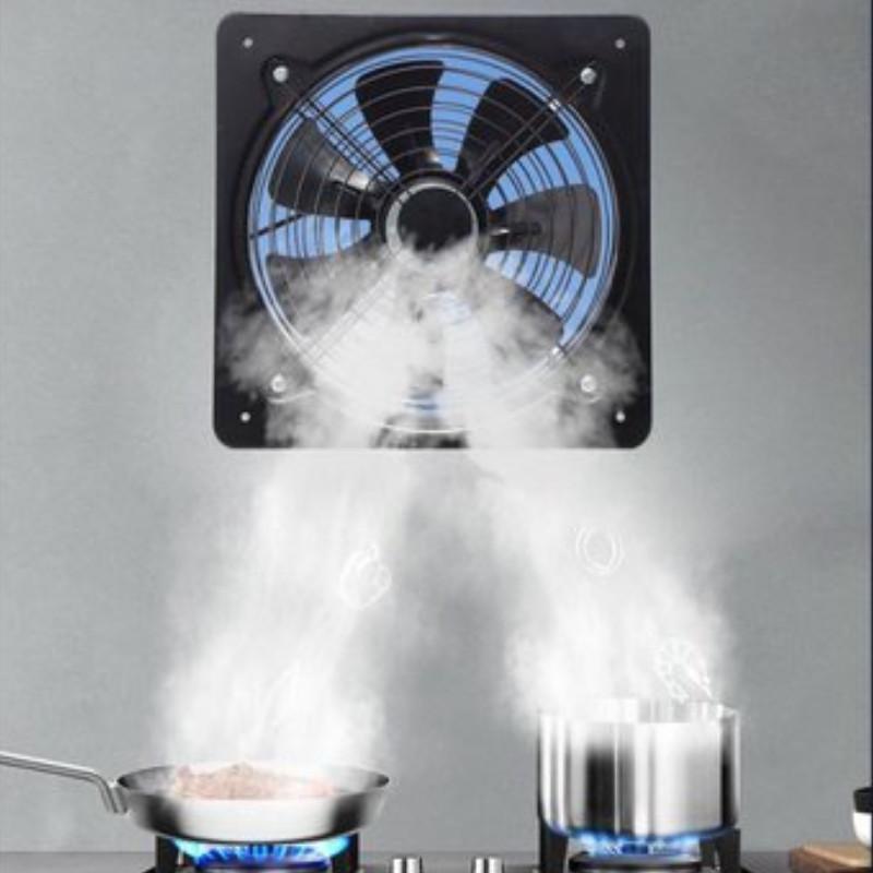 Powerful Industrial Iron Exhaust Fan Household Efficient Ventilation And Smoke Removal Device Kitchen Range Hood